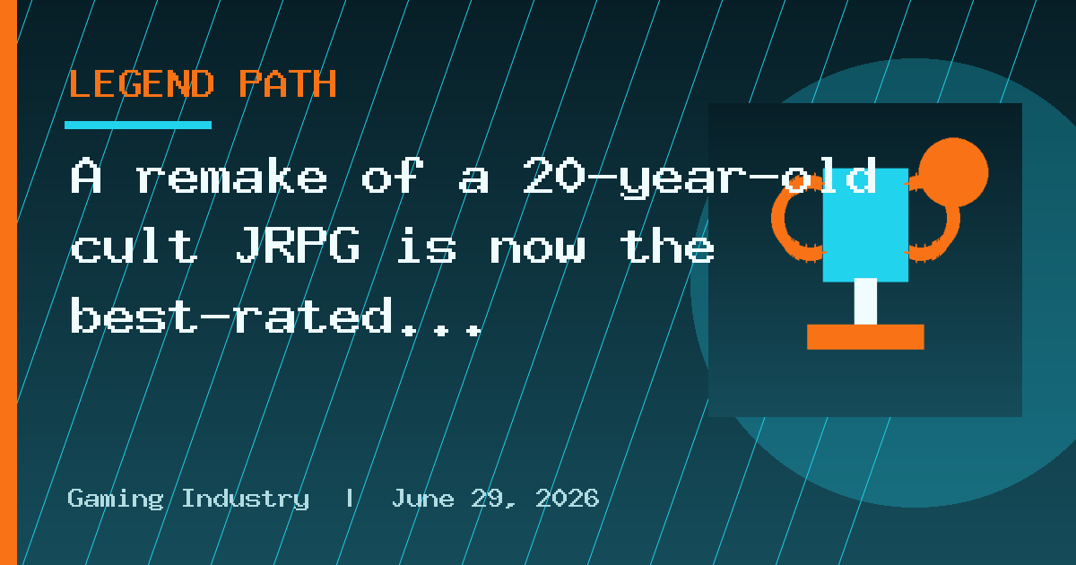 A remake of a 20-year-old cult JRPG is now the best-rated game of 2026