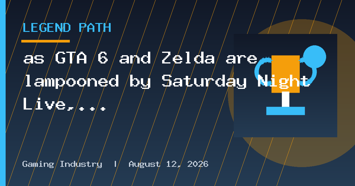 as GTA 6 and Zelda are lampooned by Saturday Night Live, former employees recall