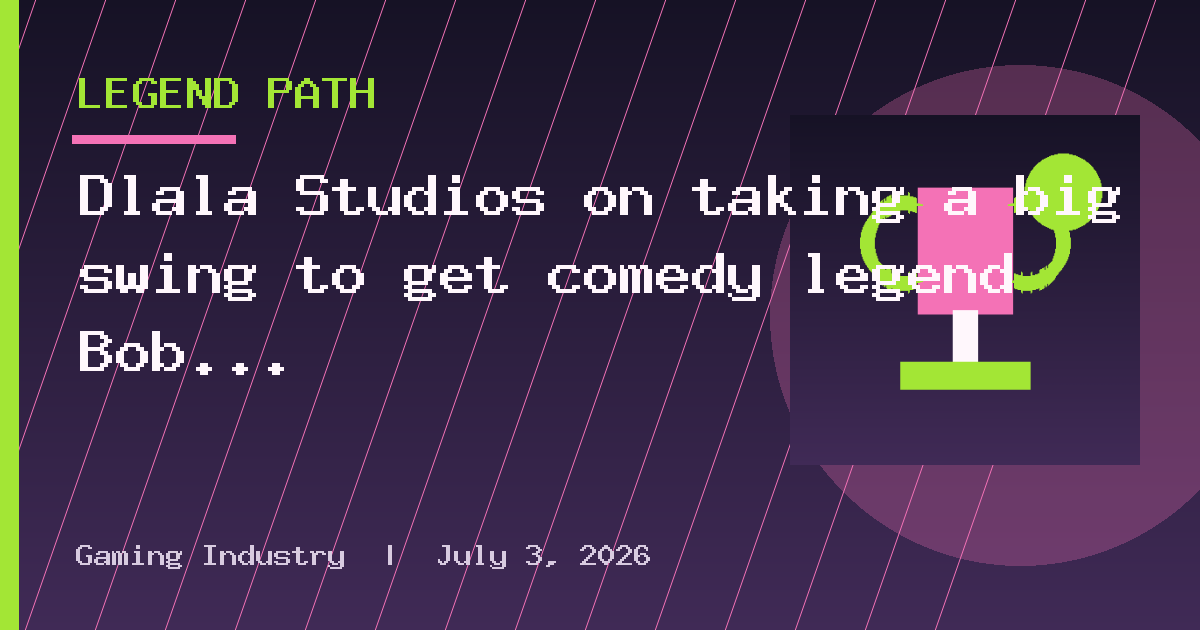 Dlala Studios on taking a big swing to get comedy legend Bob Mortimer