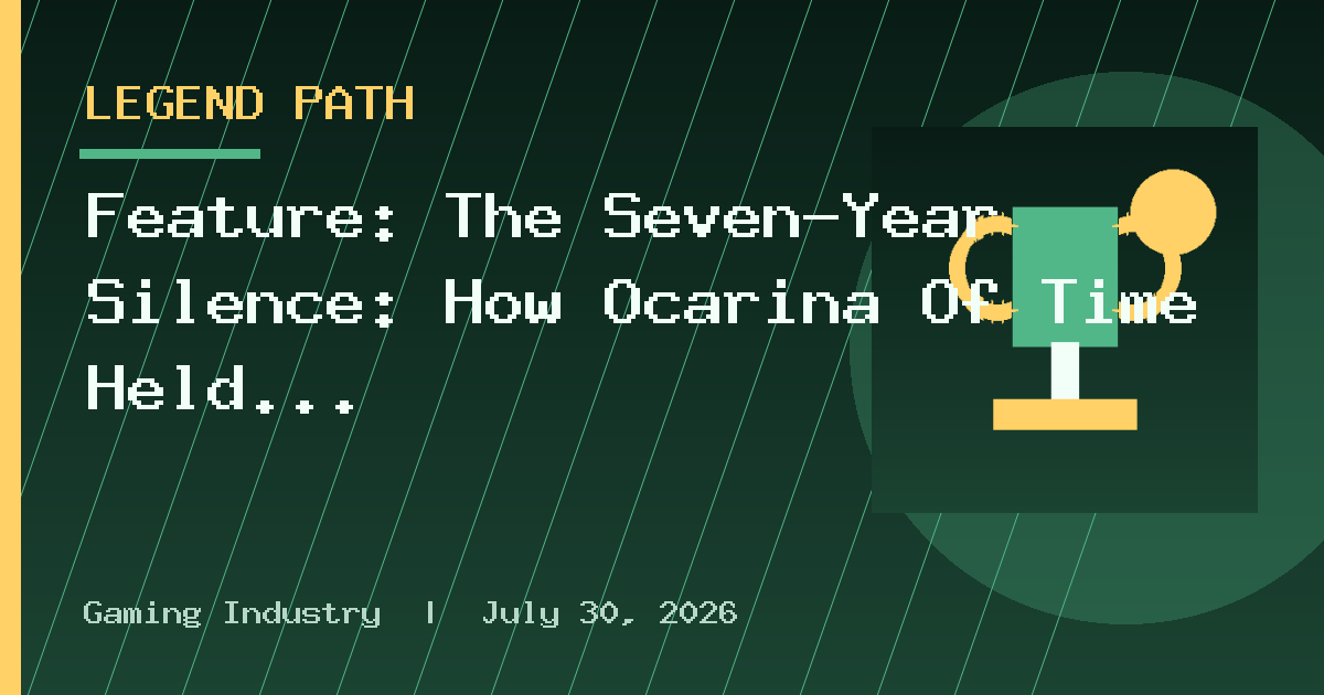 Feature: The Seven-Year Silence: How Ocarina Of Time Held My Grief At Seven