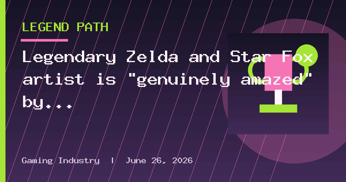 Legendary Zelda and Star Fox artist is "genuinely amazed" by AI even as he