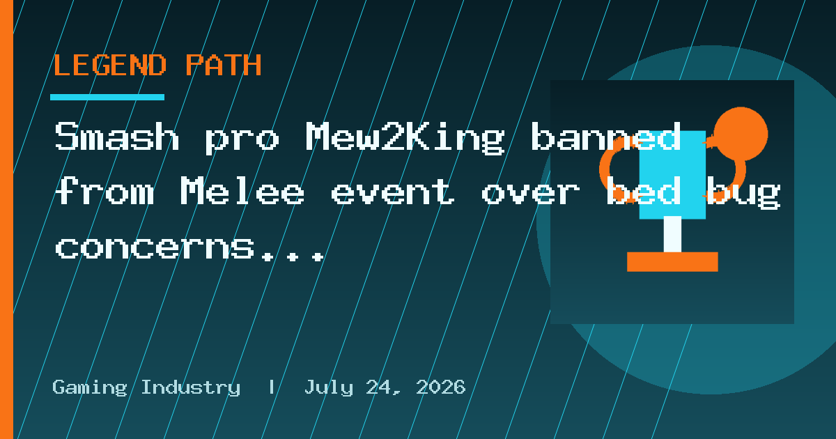 Smash pro Mew2King banned from Melee event over bed bug concerns
