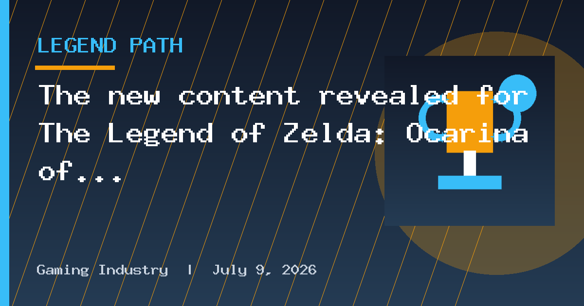 The new content revealed for The Legend of Zelda: Ocarina of Time