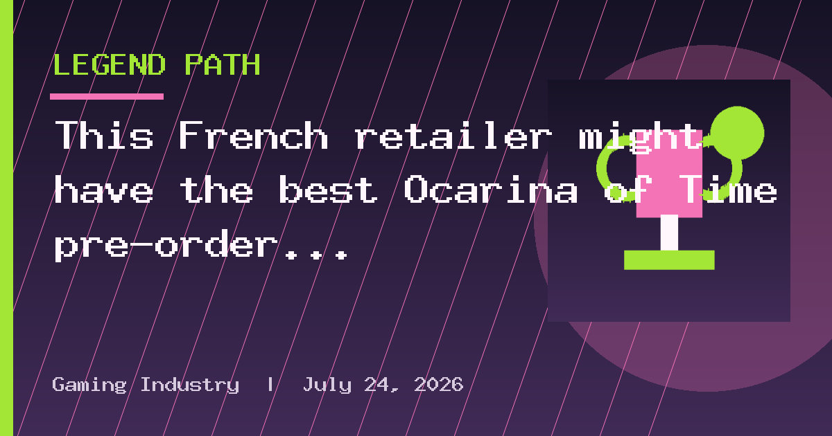 This French retailer might have the best Ocarina of Time pre-order bonus I've