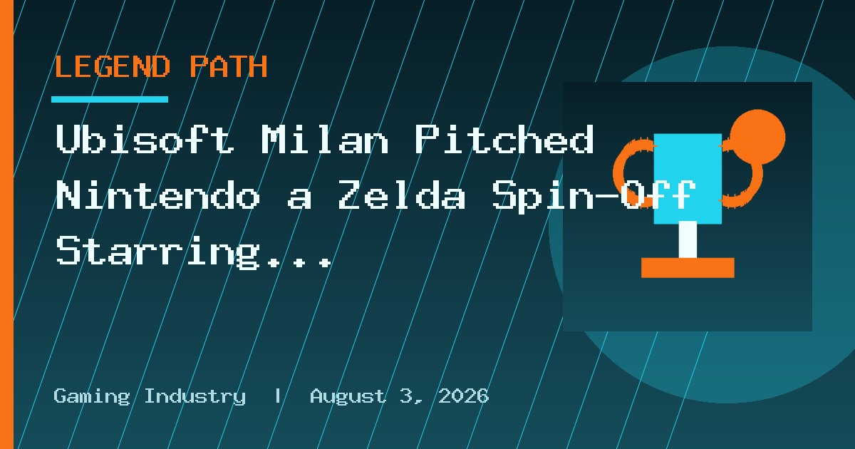 Ubisoft Milan Pitched Nintendo a Zelda Spin-Off Starring Ganondorf