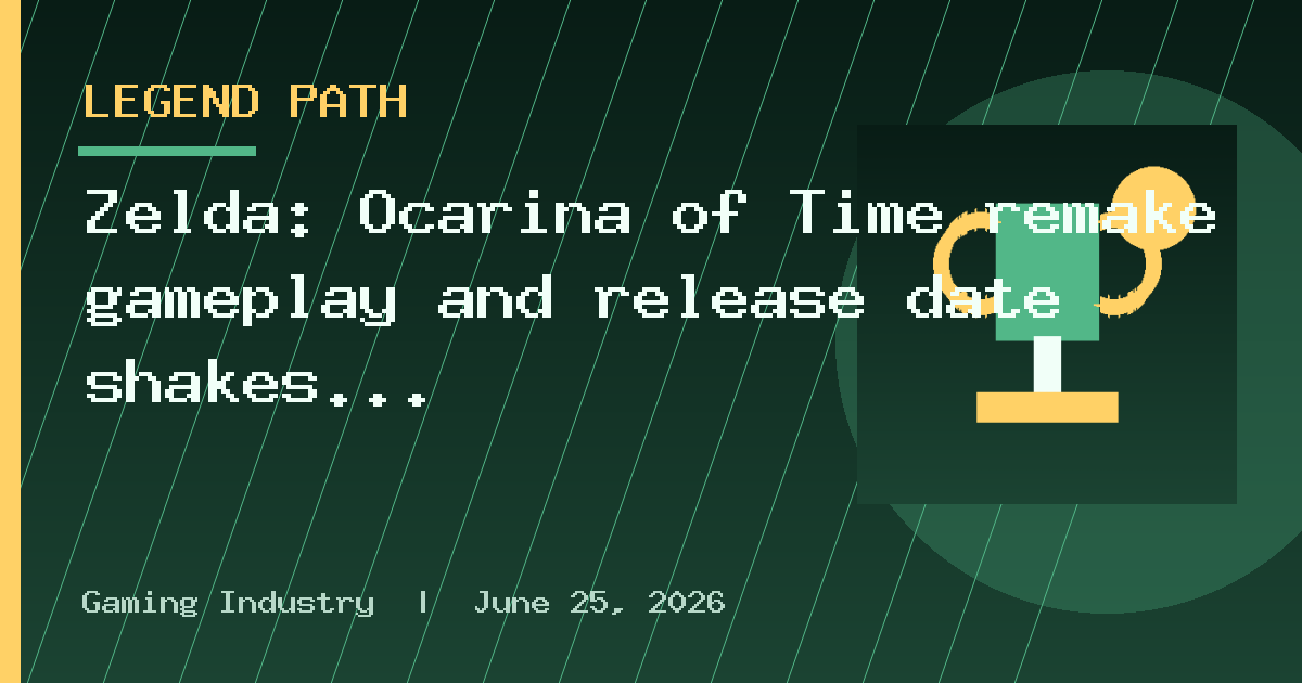 Zelda: Ocarina of Time remake gameplay and release date shakes up the end